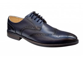 Pantofi barbati casual, eleganti, din piele naturala, bleumarin, 993BLM